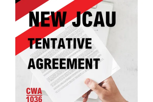 New JCAU Tentative Agreement 
