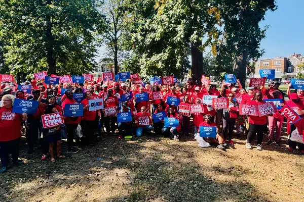 CWA Members in Philadelphia to GOTV for Harris