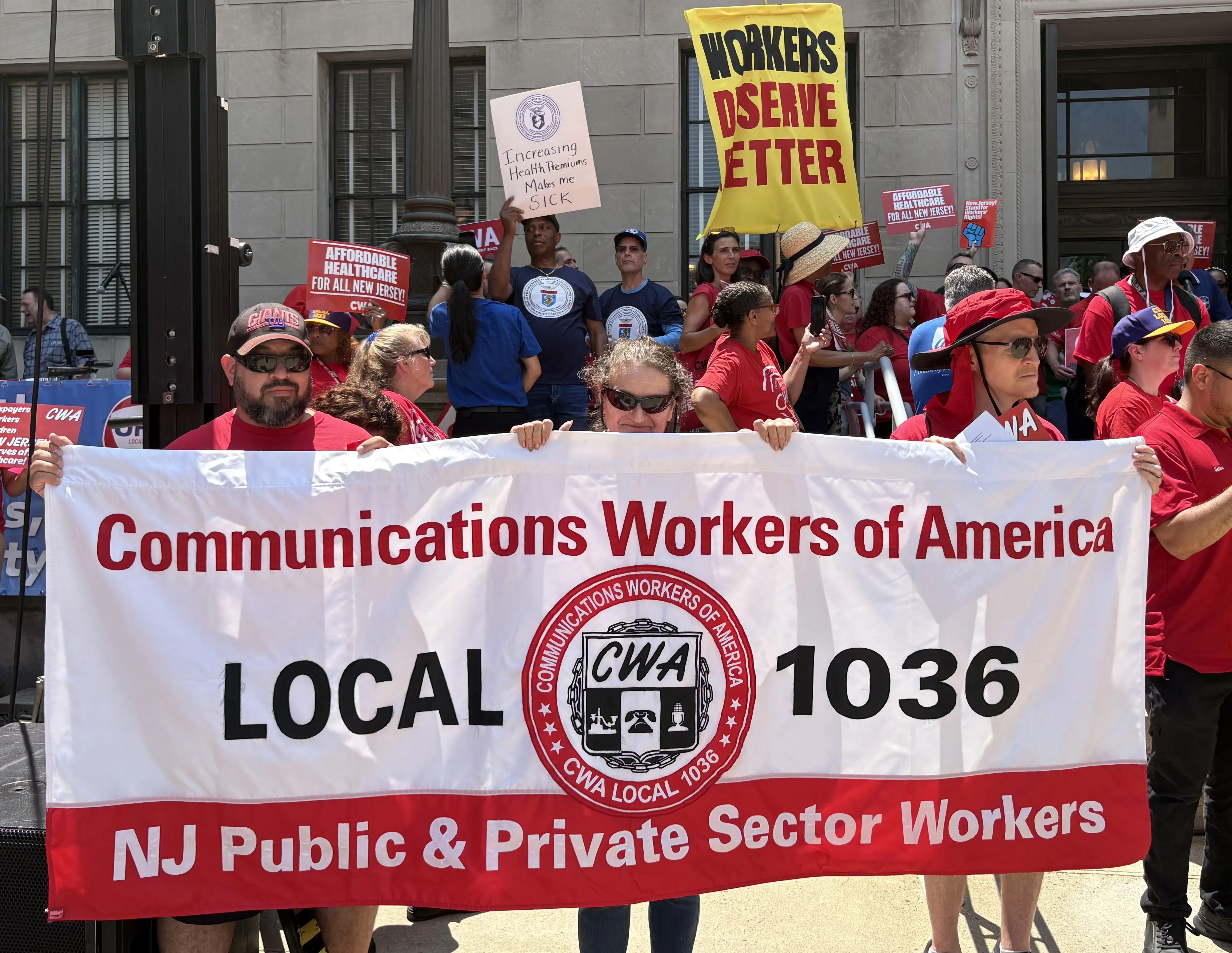 CWA Demands Affordable Healthcare for Public Workers
