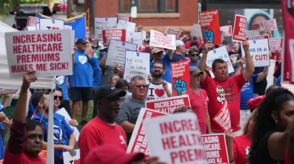 CWA members at SHBP rally